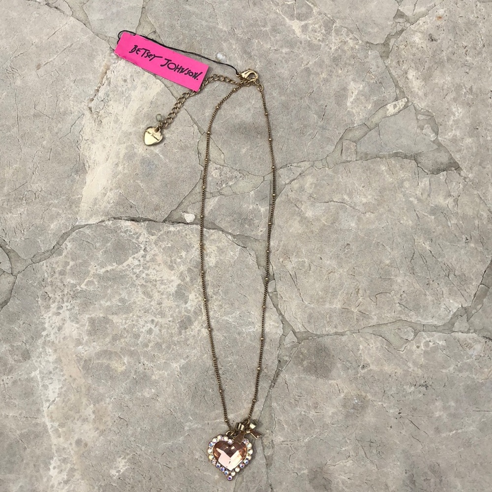 Betsey Johnson Heart Necklace